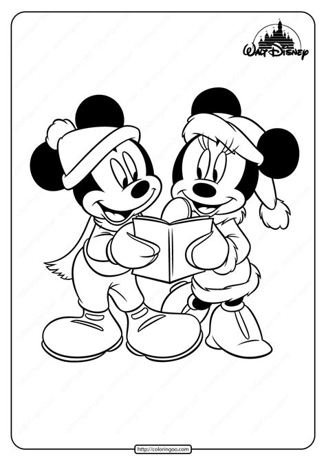 Printable Mickey and Minnie Mouse Coloring Pages. #free #printable # ...