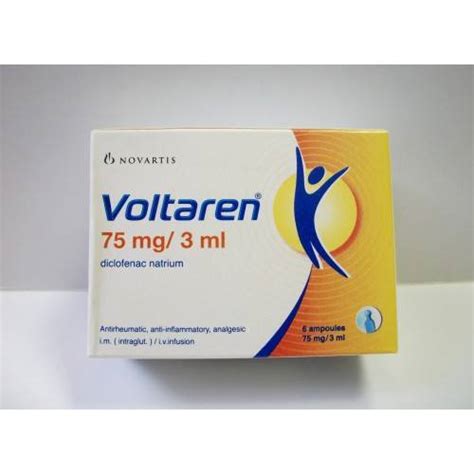 Voltaren 75mg/3ml 6 ampoules - Order Now | Vezeeta Pharmacy