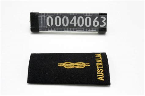 Ran Able Seaman Rank Insignia Shane Mcguigan Australian Navy