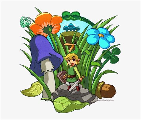 The Legend Of Zelda - Zelda Minish Cap Art PNG Image | Transparent PNG ...