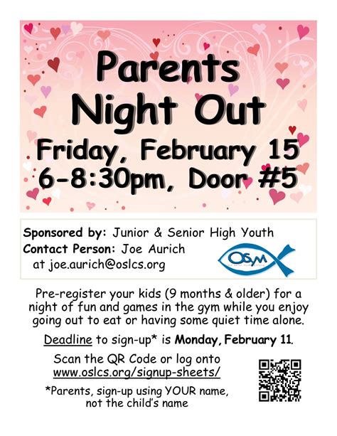 2019 Parents Night Out | OSLCS