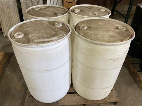 Plastic 55 Gallon Drums BigIron Auctions