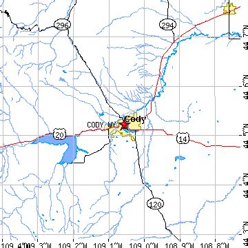 Cody, Wyoming (WY) ~ population data, races, housing & economy