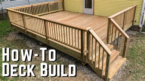 How to build a 10 x 10 deck - kobo building