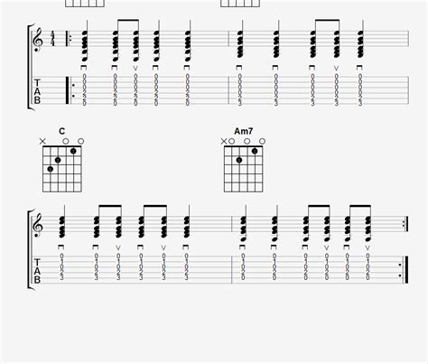 Beginners guitar chord progression in Em with strumming rhythms | Learn ...