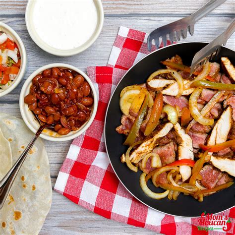 Chicken and Beef Fajitas Recipe – Mom's Mexican Recipes