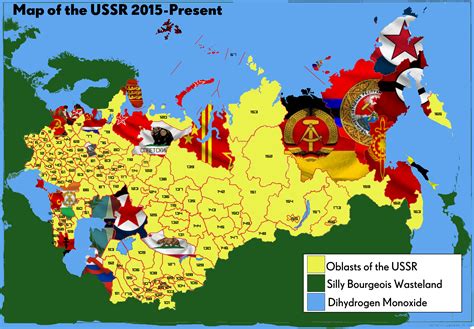 Ussr On World Map - United States Map