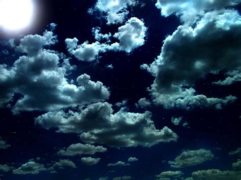 Sky Clouds Night