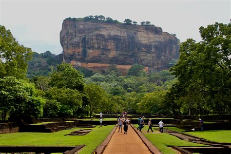 Visiting Sigiriya rock fortress in Sri Lanka. It's a long climb. But it ...