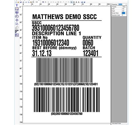 Barcode and Label Design Software, Code & Label Designer - Matthews