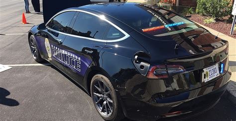 Tesla Model 3 officially joins police force in Indiana, cost savings ...