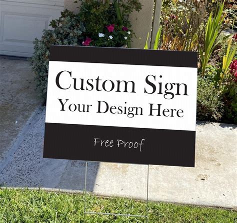 Custom Yard Signs// Design Your Own Lawn Sign // Birthday or | Etsy