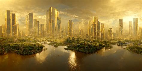 Golden City #1 by Millrok on DeviantArt