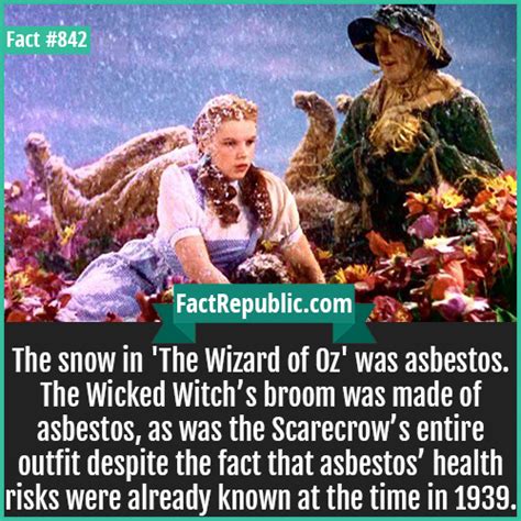 ‘The Snow in Wizard of Oz Was Pure Asbestos’ – Truth or Fiction?