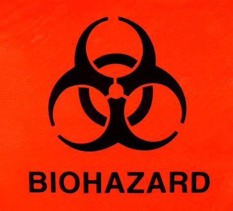 Biological hazard Symbol: The international symbol for biological ...