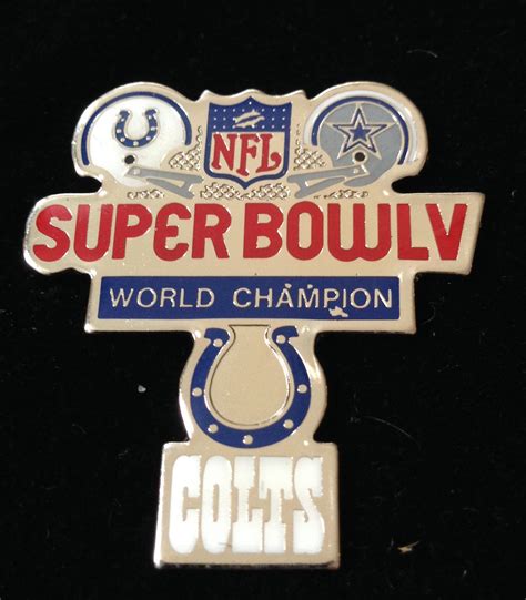 Rare Indianapolis Colts vs Dallas Cowboys Super Bowl V Championship ...