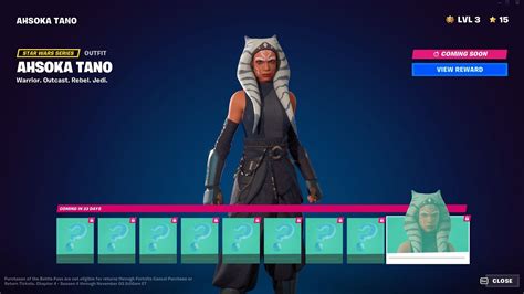 When can you get Ahsoka Tano skin in Fortnite Chapter 4 Season 4? Explained