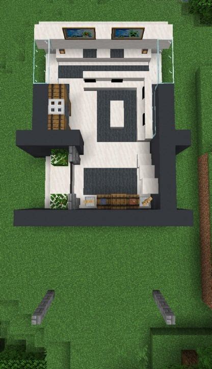 Minecraft Modern House Blueprints