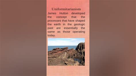 Uniformitarianism #geology - YouTube