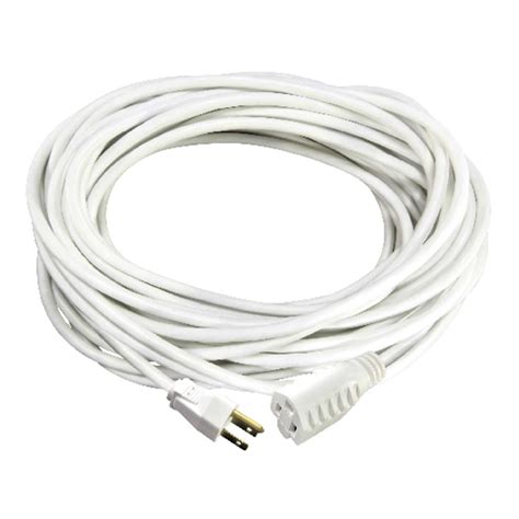 Ace Indoor and Outdoor 100 ft. L White Extension Cord 16/3 SJTW - Ace ...