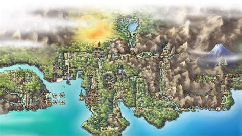 Pokémon regions from every game