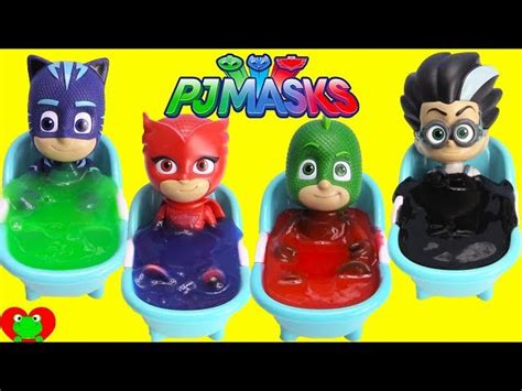 PJ Masks Slime Bath - Videos For Kids