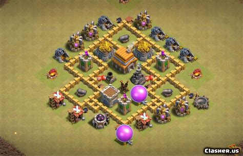 [Town Hall 5] TH5 War/Trophy base #72 [With Link] [6-2020] - War Base ...