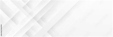 White abstract banner. Minimal vector white design. Vector illustration ...