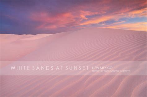 White Sands at Sunset : : Nate Zeman - Photography