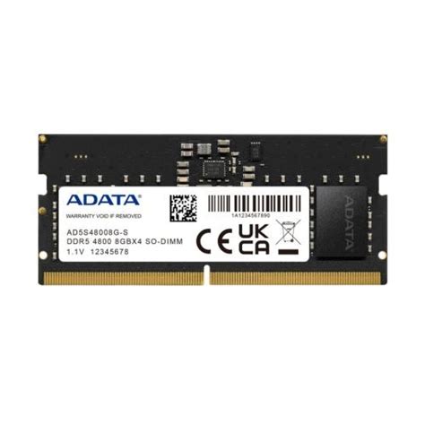 ADATA Memoria RAM DDR5 8GB 4800MHz - SODIMM | Precio Guatemala | Kemik