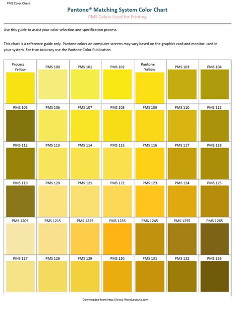 PMS Color Chart | PDF | Visual Perception | Communication Design