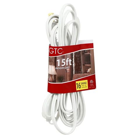 GTC White Indoor Extension Cord - Shop Extension Cords at H-E-B