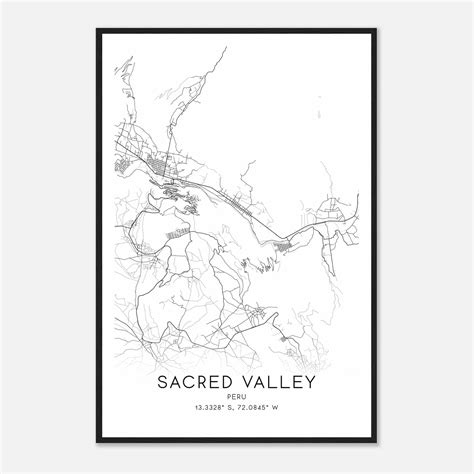 Sacred Valley - Custom Maps & Posters