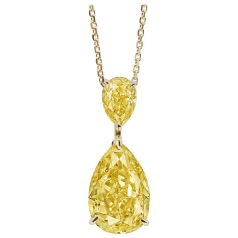 Emilio Jewelry GIA Certified 1.75 Carat Fancy Intense Yellow Diamond ...