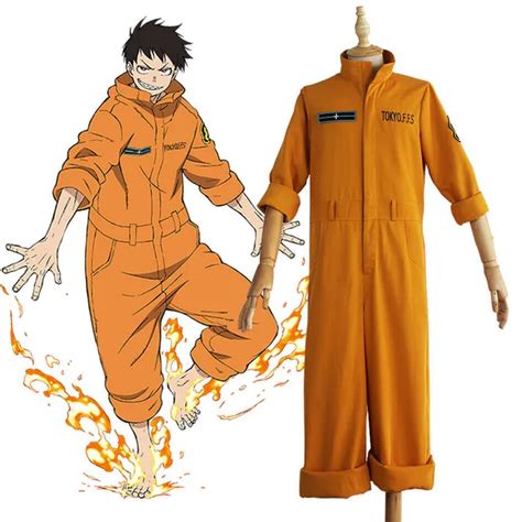 Fire Force Shinra Kusakabe Cosplay Costume