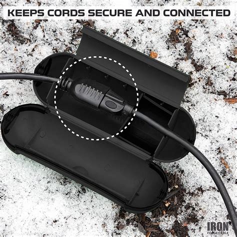 Outdoor Extension Cord Cover - Waterproof Plug Connector Safety Covers ...