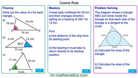 Cosine Rule - Mr-Mathematics.com