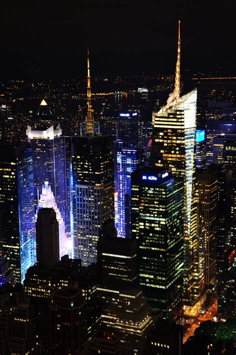 Free Images : light, skyline, night, skyscraper, new york, manhattan ...