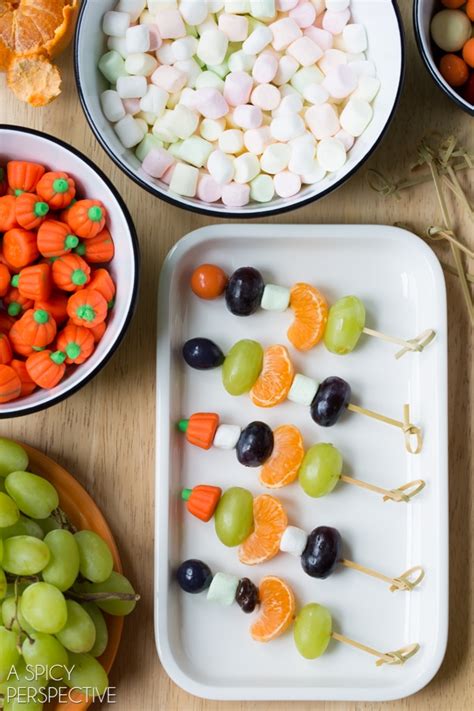 Halloween Fruit Skewers - A Spicy Perspective