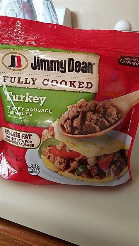 Jimmy Dean Fully Cooked Turkey Sausage Crumbles - Food Library - Shibboleth