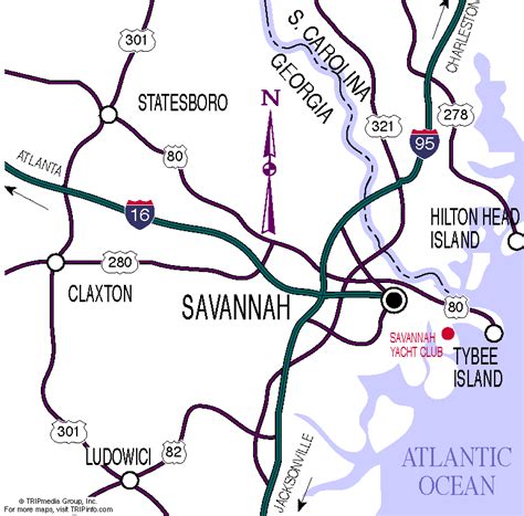 Savannah Road Map