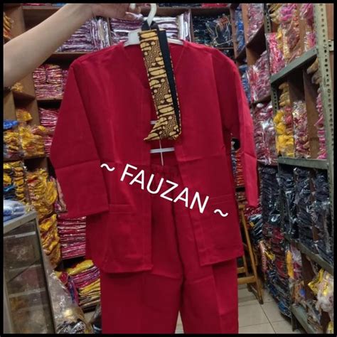 Jual Pakaian Adat Banten Tk Sd // Baju Pangsi Adat Banten | Shopee ...