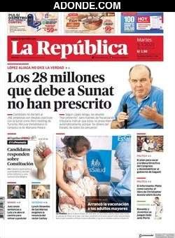 Diario La República Lima Perú