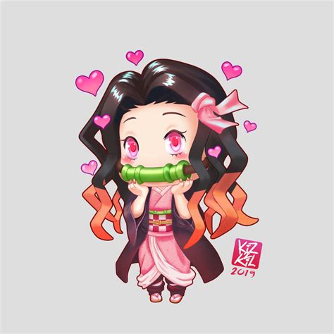 Nezuko Chibi Drawing