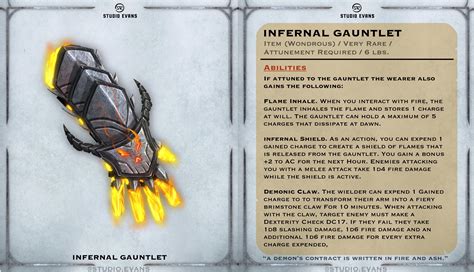 Infernal Gauntlet : DnDHomebrew