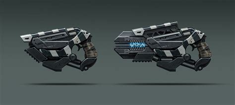 ArtStation - Sci-Fi Weapon Concepts - Game Art, Evozon Game Studio