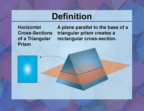 Cross Section Shapes Math