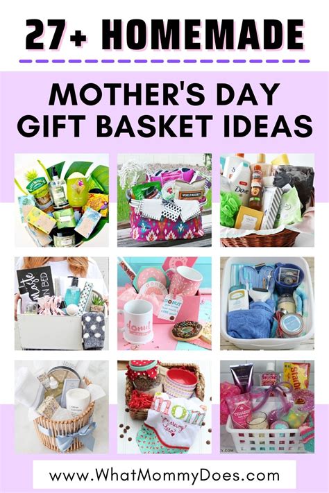 27+ Homemade Mother's Day Gift Basket Ideas - What Mommy Does