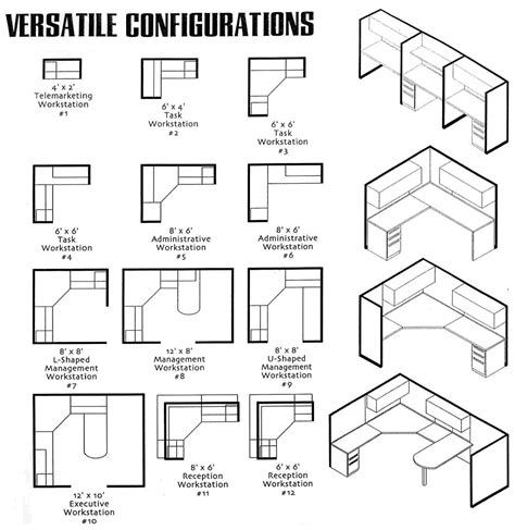 Office Cubicle Layout Templates