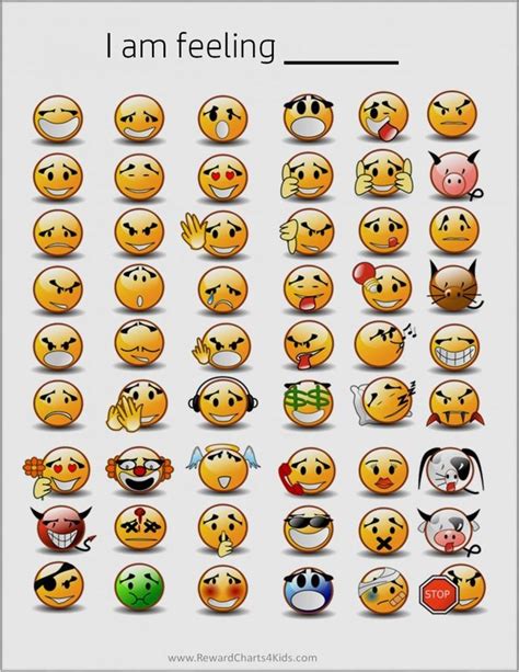 Free Printable Emotion Faces Pdf